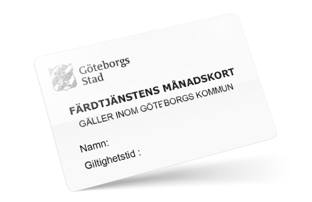 Färdtjänstkort i Göteborg