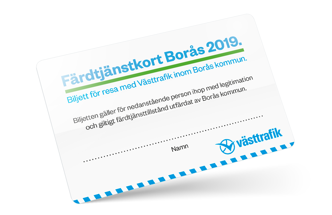 Färdtjänstkortet i Borås