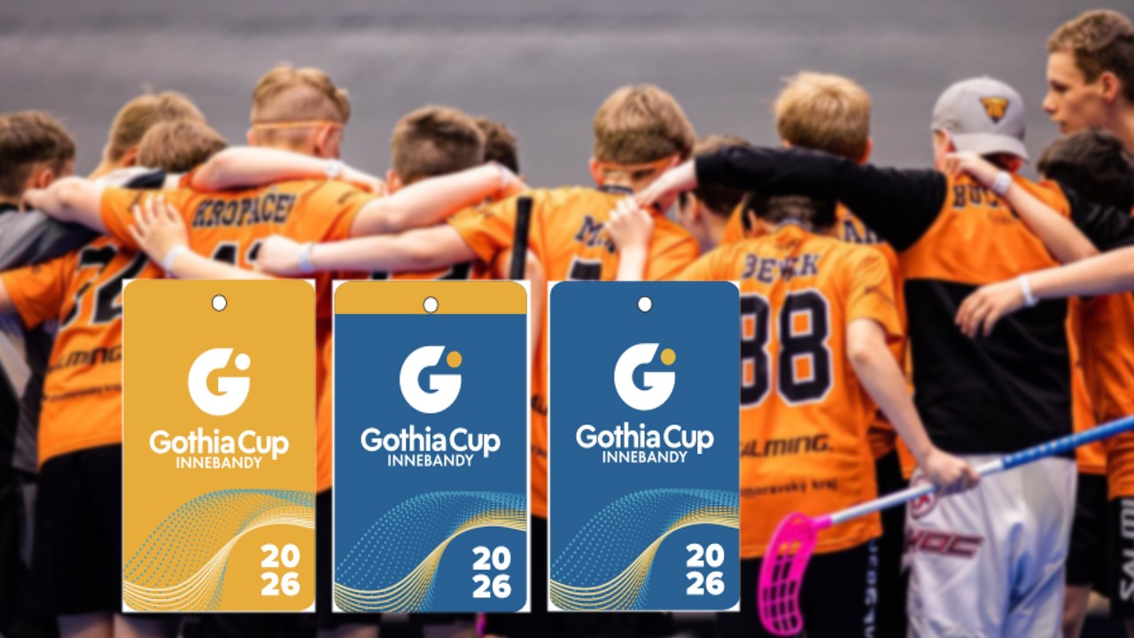 Innebandyspelare med Gothia KOrt