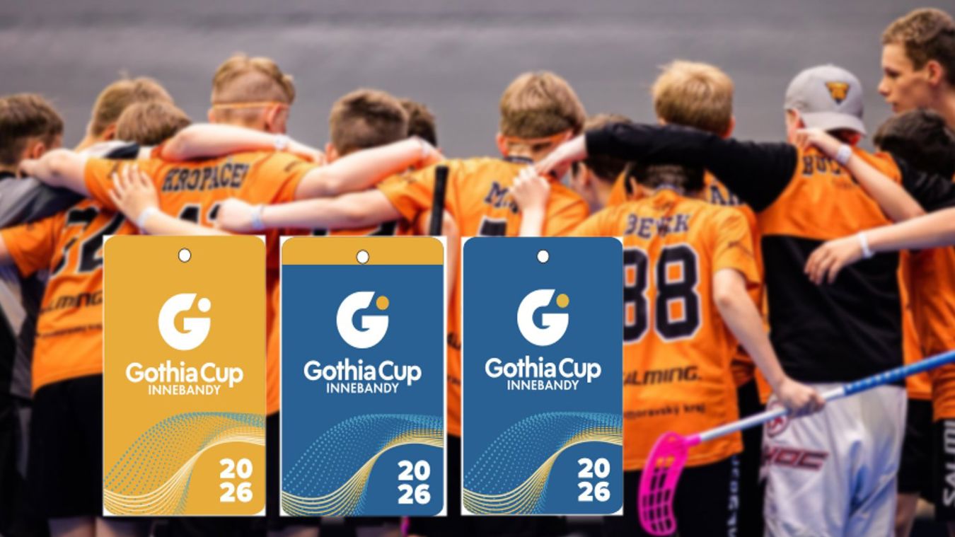 Innebandyspelare med Gothia KOrt