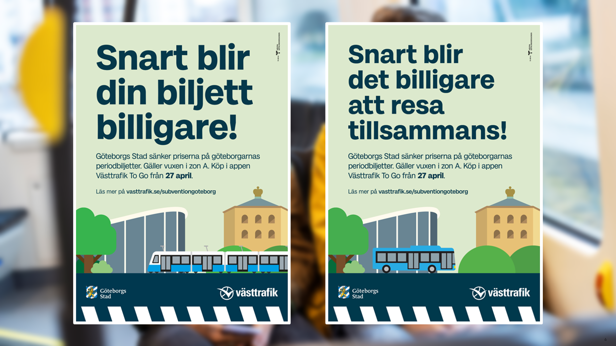 Två nöjda resenärer på spårvagn