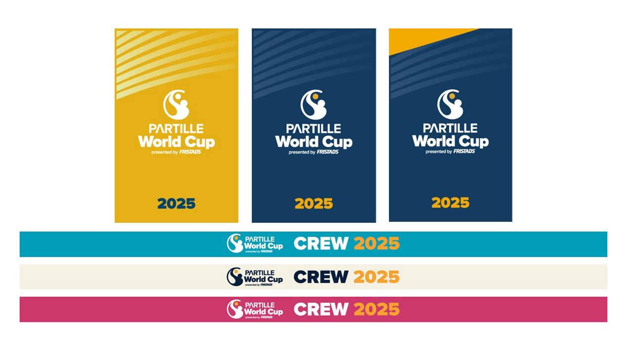 Deltagarbrickor och funktionärsbrand Partille Cup 2025